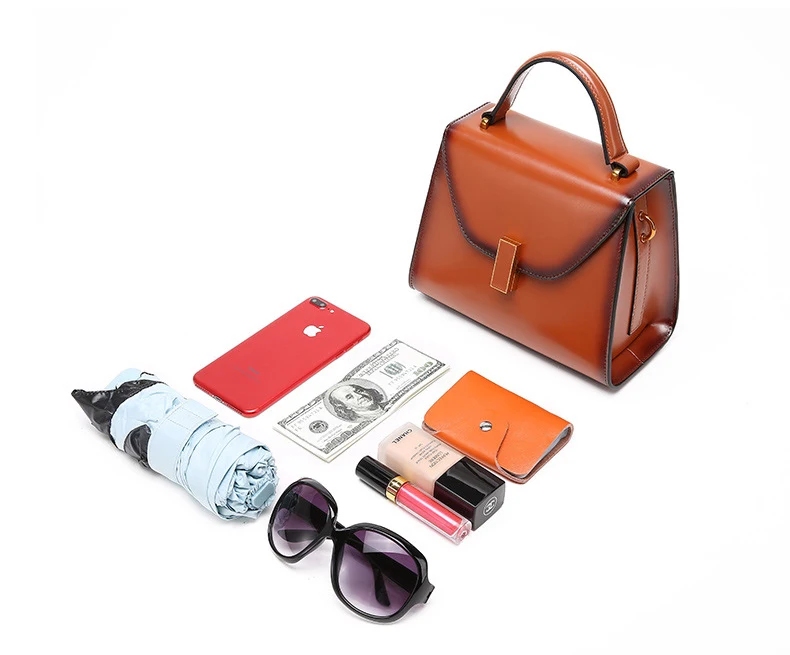 Women genuine leather handbag 19