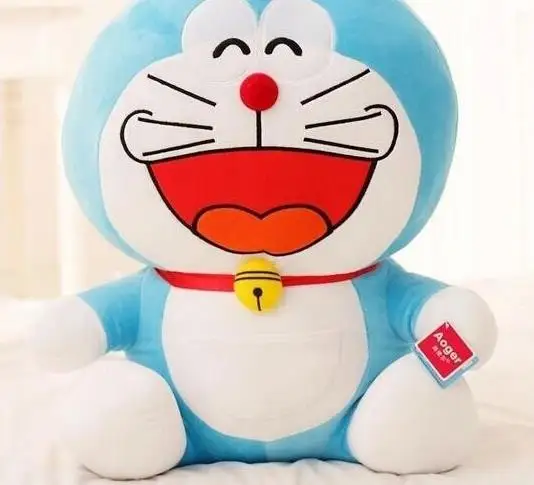 1 ед. 50/60 см стенд со мной Doraemon плюшевые игрушки куклы для ребенка с изображением кота и рисунком оленя, подарок игрушка Kawaii Мягкие плюшевые игрушки для животных, лучший подарок для детей и девочек - Цвет: da xiao