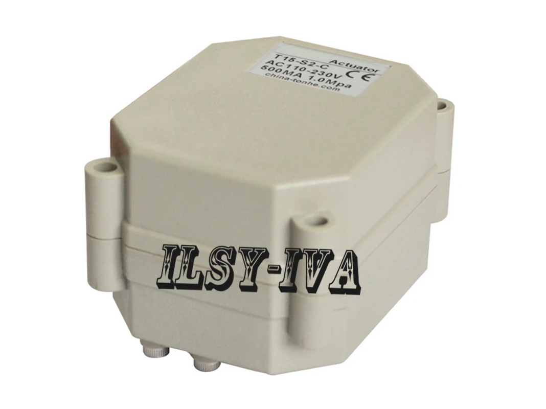 DC9 35V motorized actuator with 2Nm torque force for DN15 DN25 valve