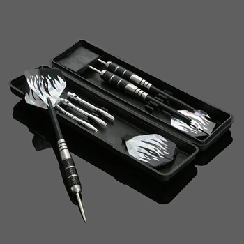 

3PCS/Set Professional Darts Set Metal Stainless Steel Needle Tip Dart Indoor Outdoor Sports Dart Shafts Flights + Plastic Box
