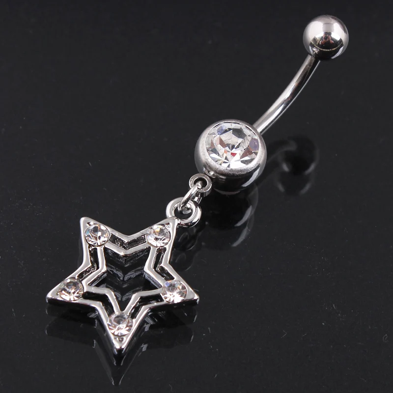 High Quality 316L Surgical Steel Piercing Navel Ring Belly Button Rings
