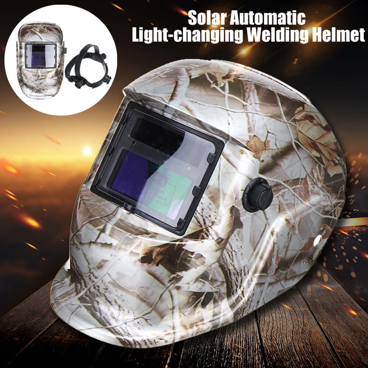 

Solar Automatic Light Change Welding Helmet Arc Tig Mig Mask Electric Welding Mask for Welding Machine