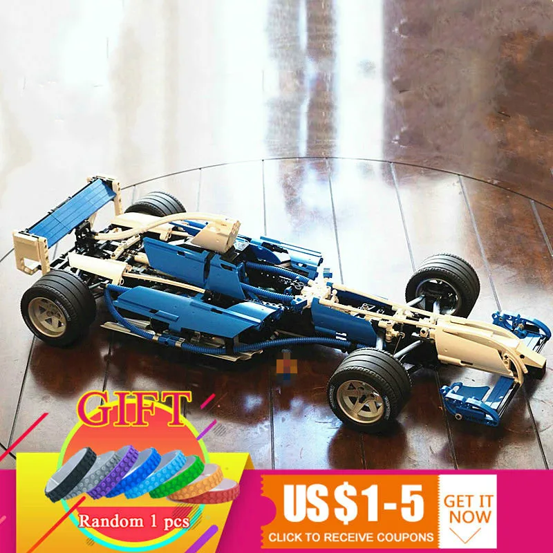 

20022 1586Pcs Genuine Technical Series The Williams F1 Team Racer Set Building Blocks Compatible with 8461 Toys Model lepin