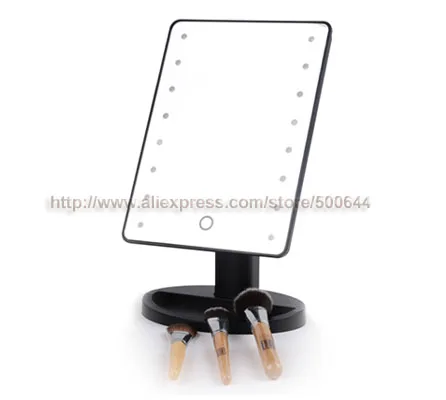 

Professional Smart Touch Sensor 16 LED Makeup Mirror Table Single Side Cosmetic Mirror & 10PCS/Lot DHL/FEDEX/EMS Free Shipping
