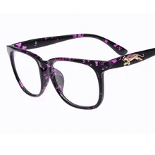 Леопардовая большая полная оправа, оправы для очков для мужчин и женщин, хорошее качество, оптические простые зеркальные оправы для очков, Заказные очки по рецепту