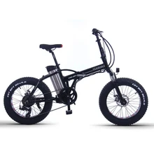20 дюймов снег электрический велосипед складной жира электронного велосипеда 48V литиевая батарея 350 Вт-500 Вт высокая скорость заднего колеса ручной Электрический миксер для теста вертикальную стойку раму поворотную ось горного b