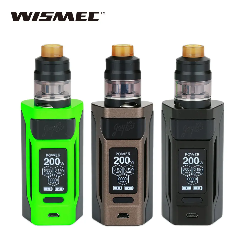 

Original WISMEC Reuleaux RX2 TC Kit with 2ml/4ml Gnome Tank & 20700 Battery 200W Max Output Huge Power Reuleaux RX2 Kit Vape Kit