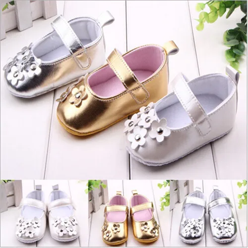 

2015 Fashion Spring&Summer Flowers Baby Shoes Soft Sole Baby Shoes First Walkers Infants Kids Girls Princess Shoes