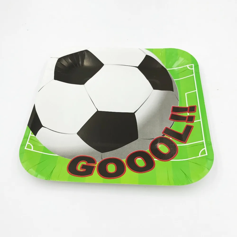 Buy 10pcs/lot football square plates square dishes