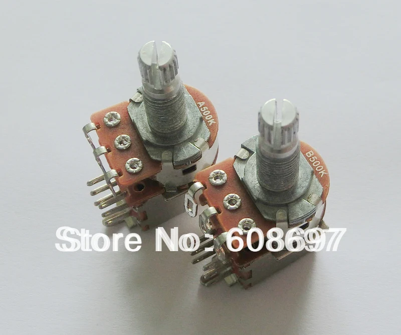 

Sell Free Shipping Guitar parts 4pcs/pack B500K/B250K Volume control push pull guitar pots