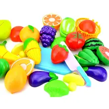 23 шт./компл. Пластик фрукты овощи резка игрушки, детские игрушки, детские игрушки для детей 88
