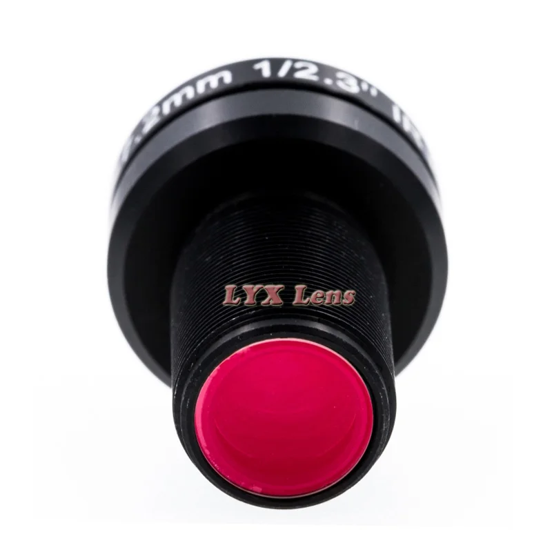  4K Resolution Lens 7.2mm F/2.5 47D HFOV 10MP No Distortion Flat Lens 1/2.3