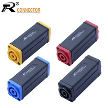 1 шт. 4PIN динамик/PowerCon переходник удлинитель аудио динамик панель крепление прямой разъем