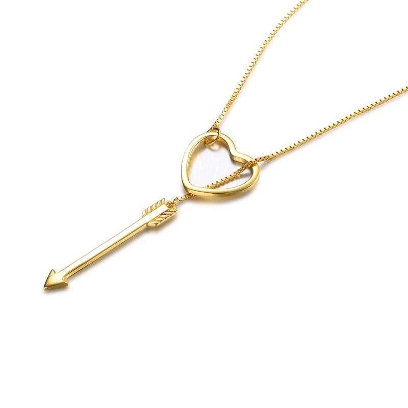 

Fashion Cupid's Love arrow Pendant Choker Necklace Silver 925 Chain Necklace Necklace For Women Party Jewelry Archery Necklace