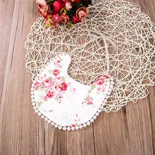 Новинка года; хлопковое детское слюнявчик для новорожденных; кружевное слюнявчик для девочек; детский нагрудник для кормления