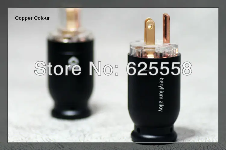 

Hifi audio Alloy Series -126 Beryllium Alloy Hi-End US Male & female AC Plug