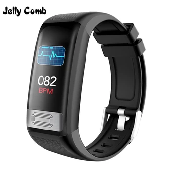 

Jelly Comb Smart Watch For Android IOS Heart Rate Blood Pressure Test ECG Monitor Sport Smart Watch Men Women Smartwatch