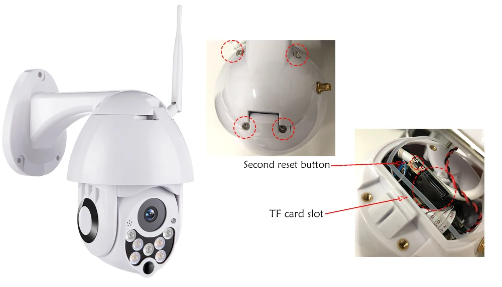 IP камера купольная USAFEQLO 1080P PTZ Wi Fi 1080P|Камеры видеонаблюдения| |