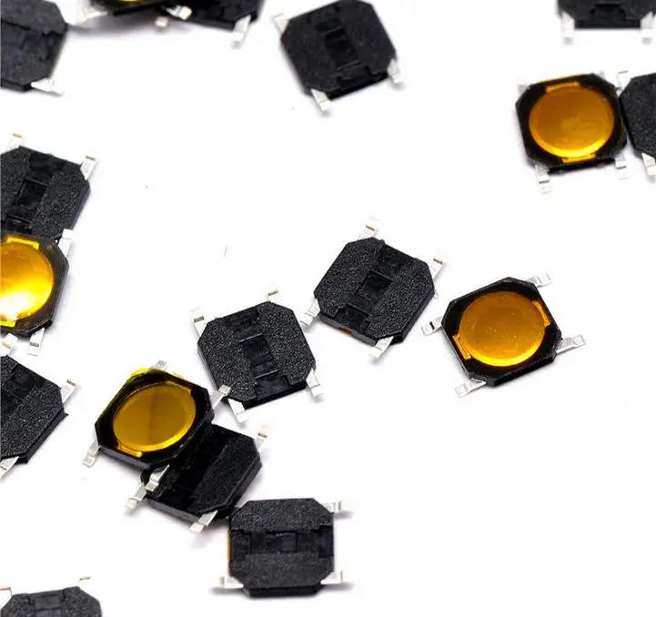 20 шт./лот микропереключатель 4x4 мм SMD 4-контактный ключ для электроники комплект