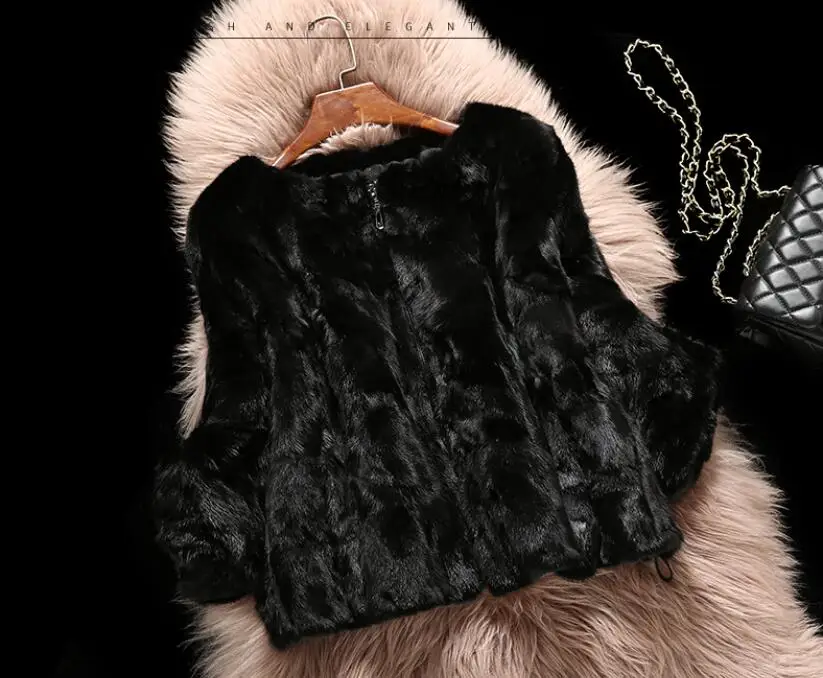 Топ Модный бренд натуральный мех норки пальто на молнии и теплая куртка из натурального меха норки свободный размер tsr349