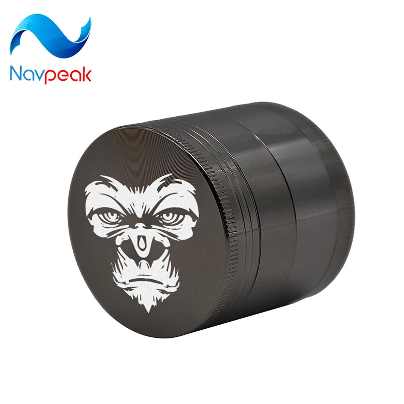 12pcs/lot Navpeak  4-layer Herbal Herb Tobacco Grinder Spice Grinders Smoking Pipe Accessories  Smoke Cutter