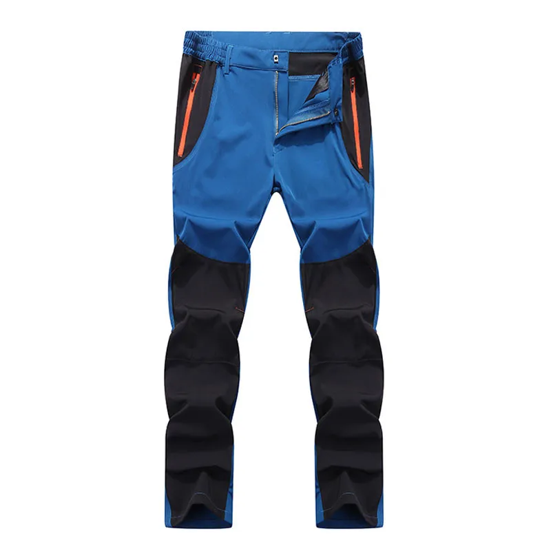 Pantalones de senderismo de color de empalme LUTU para hombre transpirables de secado rápido pantalones de senderismo elásticos impermeables para el verano