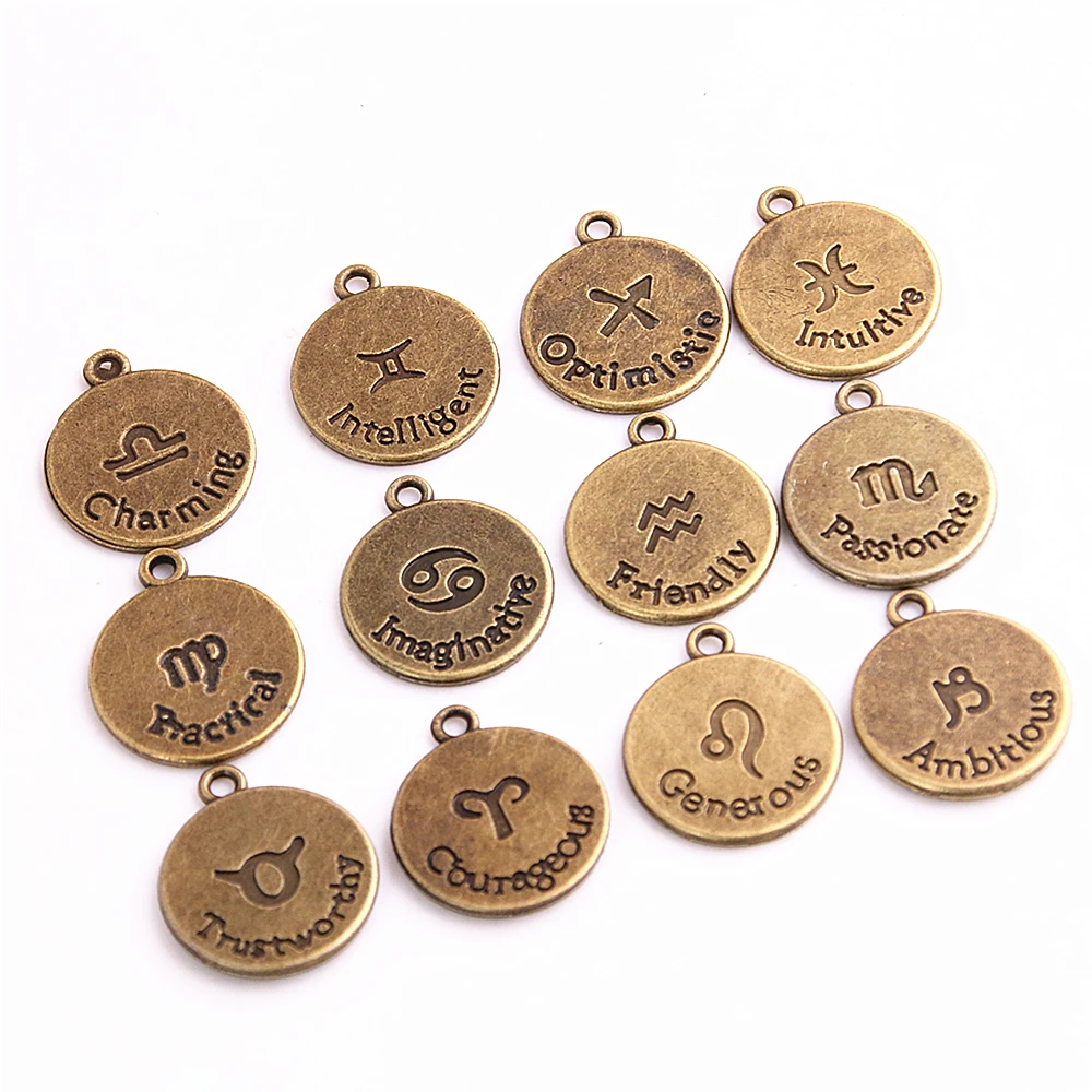 12//36pcs Round Pendant Tray 10mm Cabochon Base Setting Base Sets Blank Bezel