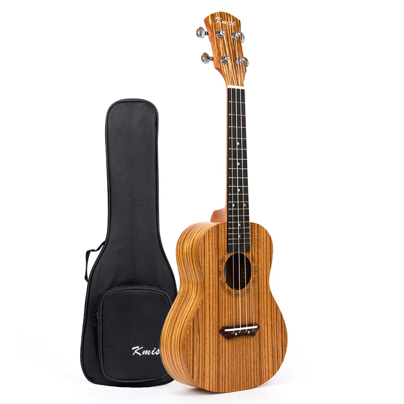 Kmise Tenor Ukulele Ukelele Uke 4 String Hawaii Guitar 26 inch Zebrawood Rosewood Fingerboard
