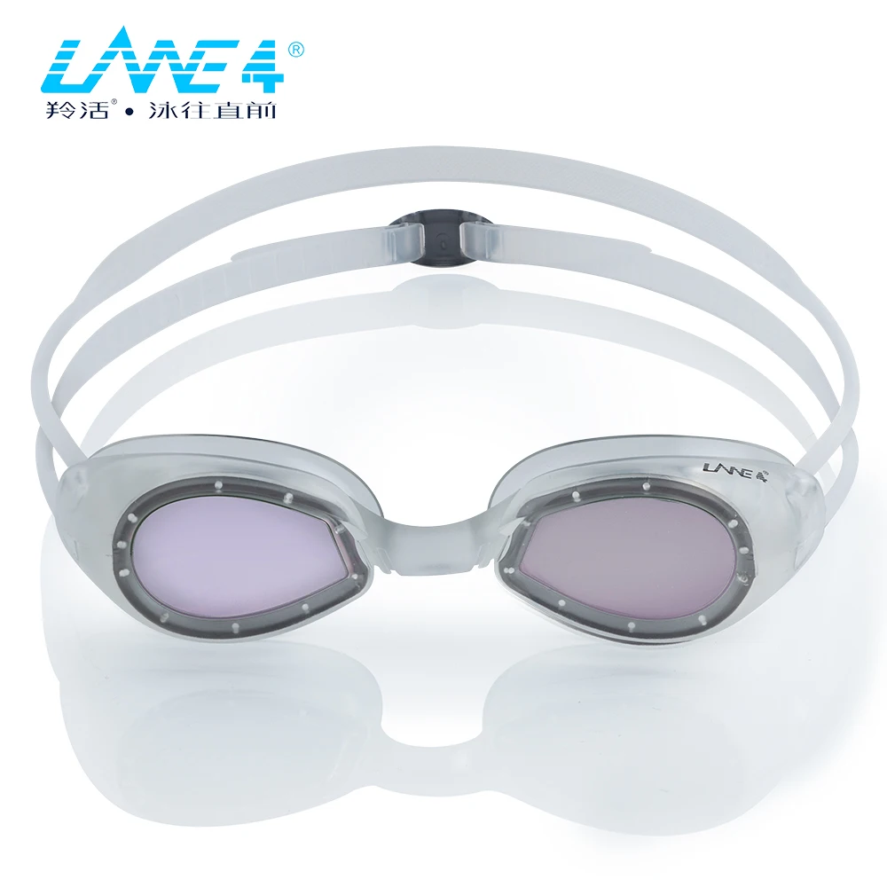 

LANE4 Junior Swim Goggle One-piece Frame Soft Seals Anti-fog UV Protection Quick Fit for Kids A707