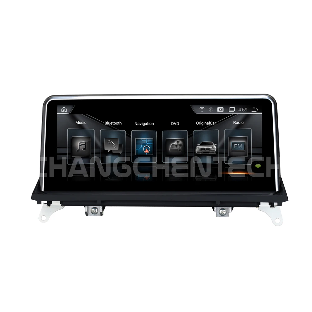 New Come Android 9.0 64G rom Black Screen for BMW x5 x6 E70 E71 CIC Built-in CarPlay Function Bluet