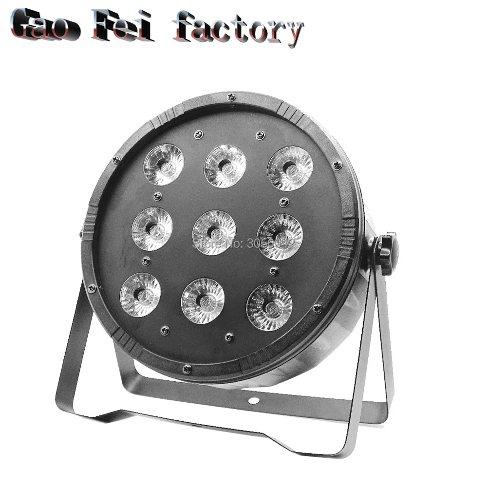 

9 * 12W RGBW stage DMX512 Auto Sound activated par led effect spot light