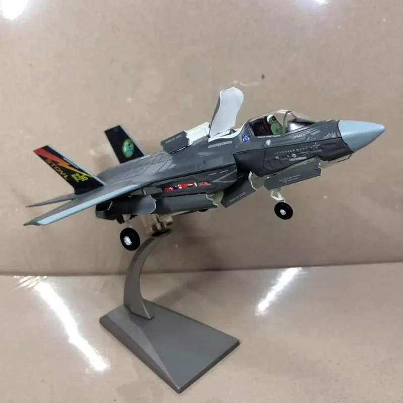 WLTK 1/72 масштаб военная модель игрушки F-35B молния II Joint Strike Fighter BF-01 STOVL литой металлический самолет модель игрушки для подарка