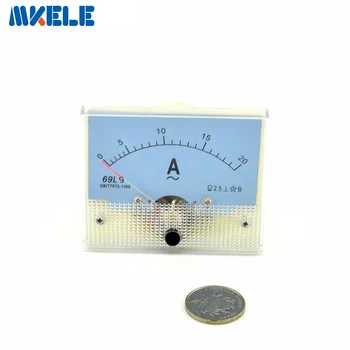 

AC 69L9(20A) Analog Ammeter Panel Current Amper Meter Pointer Diagnostic-tool Amperimetro Ampermeter Tester New China