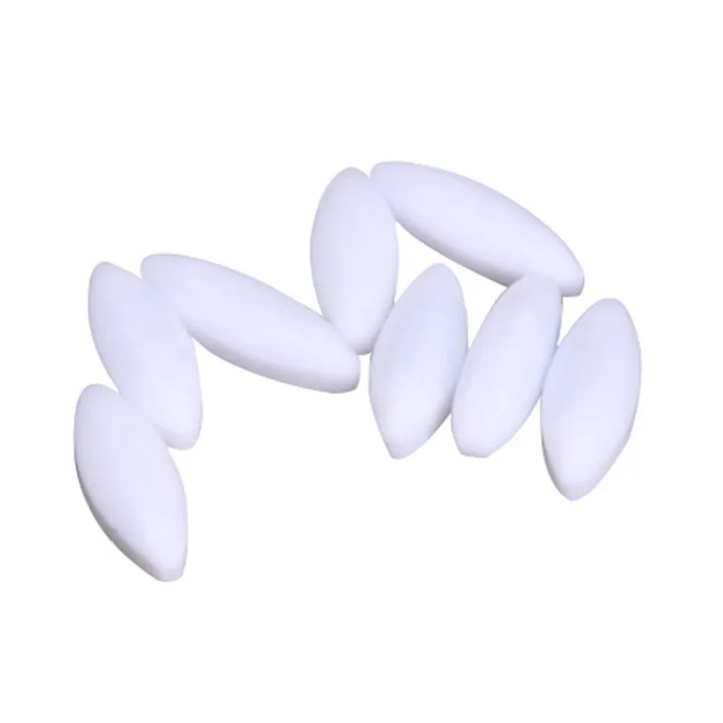 Белый Elipsoidal Varilla agitadora magnetica recubiertas de Тефлон PTFE Agitadores