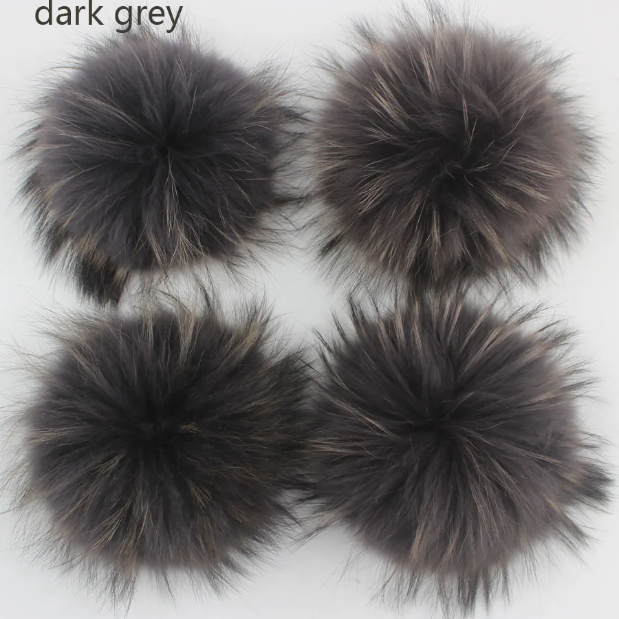 Помпоны из меха енота и лисы 13 14 см 15 5 шт./лот|pom pom fur ball|real pompomfur |