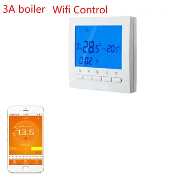 

Gas Boiler Heating Wifi & Hand Control Thermostat Program Energy Save Boiler Temperature Regulator 3A 220V