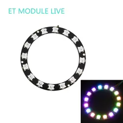 MH-ET LIVE WS2812 16Bit RGB светодио дный кольцо 5050 RGB светодио дный интегрированные драйверы мини usb светодио дный модуль лампы