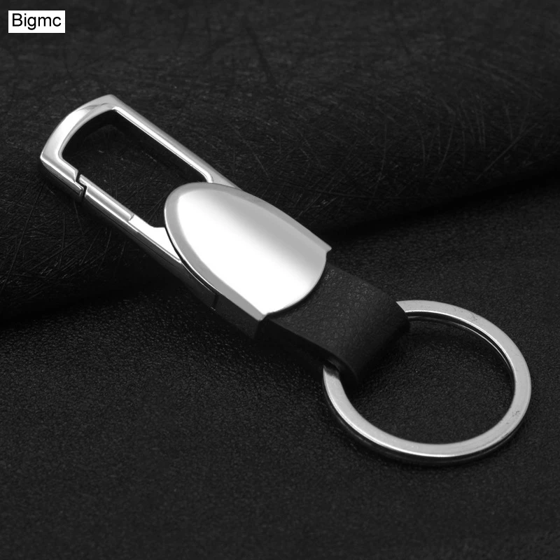 New Fashion Men Metal Keychain Car Key Ring Open Promotional