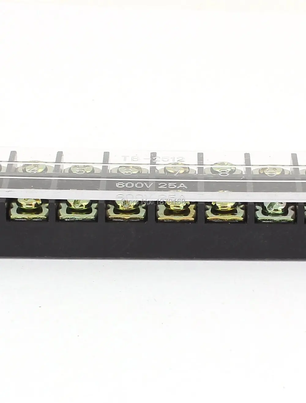 TB 2512 600 V 25A двухрядный 12 P положение закрытый барьер винт Клеммная колодка медная