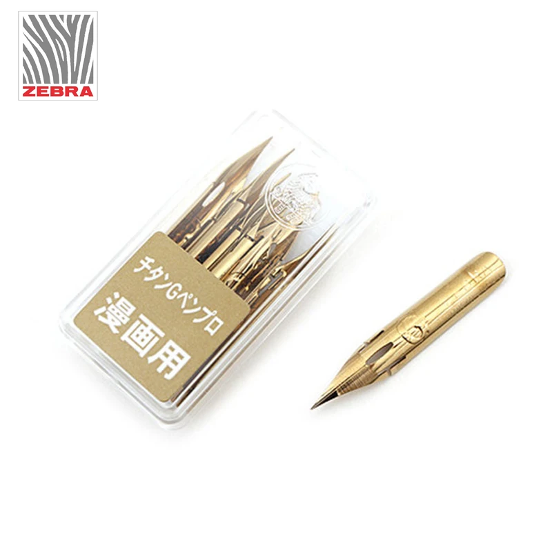 Титановый наконечник для ручки Zebra Мультяшные окрашенные вручную ручки|dip pen nibs|pen