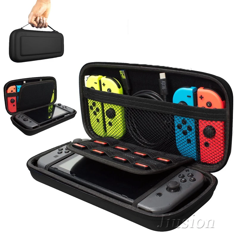 Портативный жесткий чехол накладка для Nintendo Switch водостойкая EVA сумка хранения