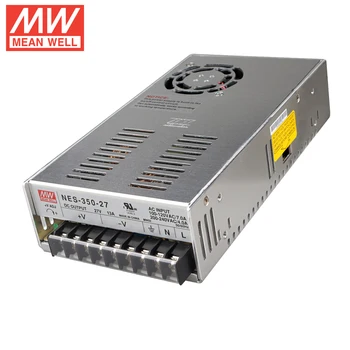 

[Official] Mean Well 27 VDC 13A Universal Regulated Switching Power Supply NES-350-27 350W For CCTV, Radio, Computer Project