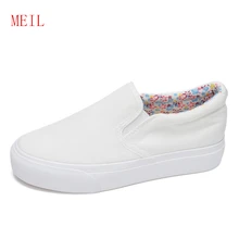 Spring Summer Women Shoes Thick Sole Casual Shallow Mouth Canvas Shoes Breathable Platform Flat Shoe Slip On Sapato Feminino Spring Summer Women Shoes Thick Sole Casual Shallow Mouth Canvas Shoes Breathable Platform Flat Shoe Slip On Sapato Feminino
