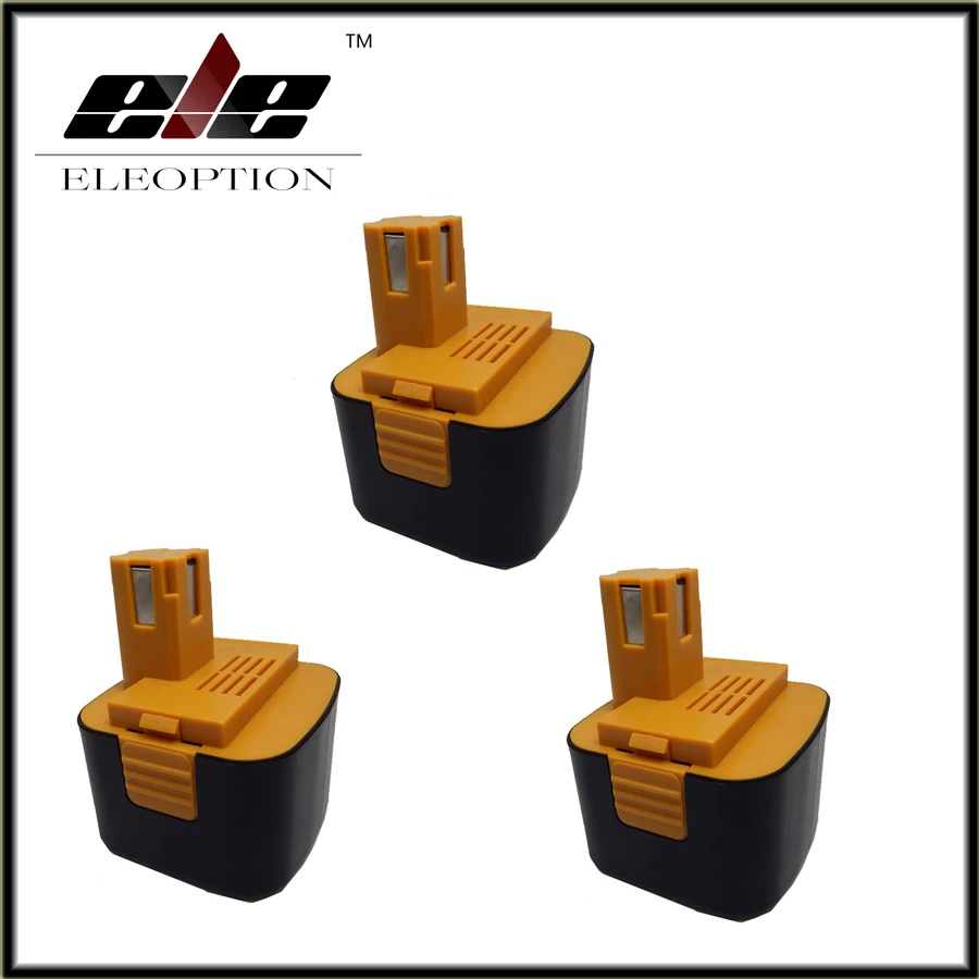 Eleoption 3 pcs 12V 3 0Ah 3000mah Ni Mh font b Power b font font b