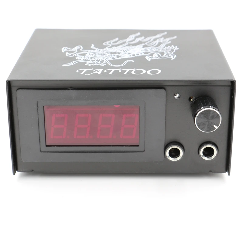 Crazy High Quality Black Digital LCD Tattoo Power Supply Cheap Tattoo Power Supply For Tattoo