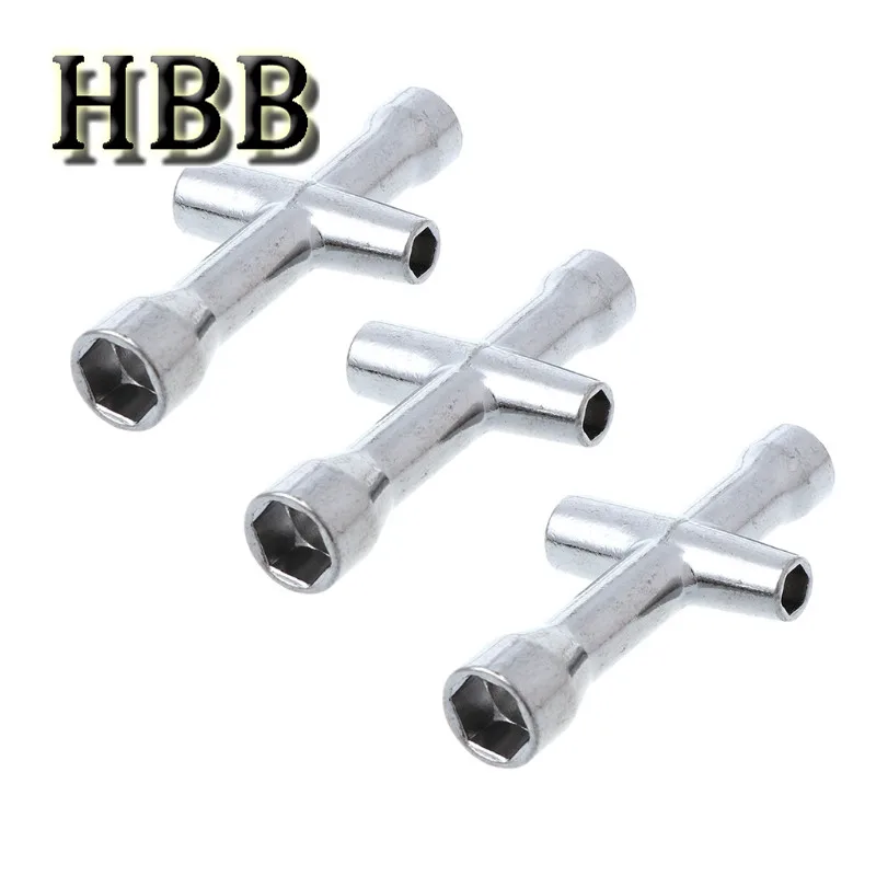 Toys Accessory 3pcs Cross Wrench Sleeve 4/5/5.5/7mm Spanner M4 For Rc