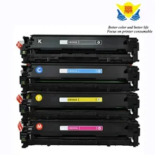 JIANYINGCHEN совместимый цветной тонер-картридж CB540A CB541A CB542A CB543A для hp color LaserJet CP1215 CP1515n