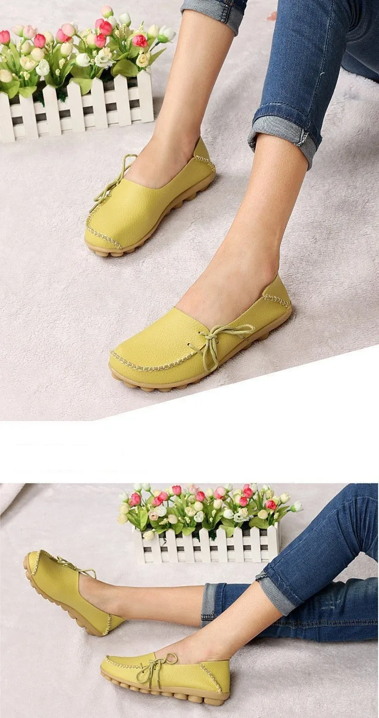 BEYARNE/Новые повседневные лоферы; модные женские туфли в горошек; удобная обувь на плоской подошве со шнуровкой; 10 цветов; Размеры 35-41