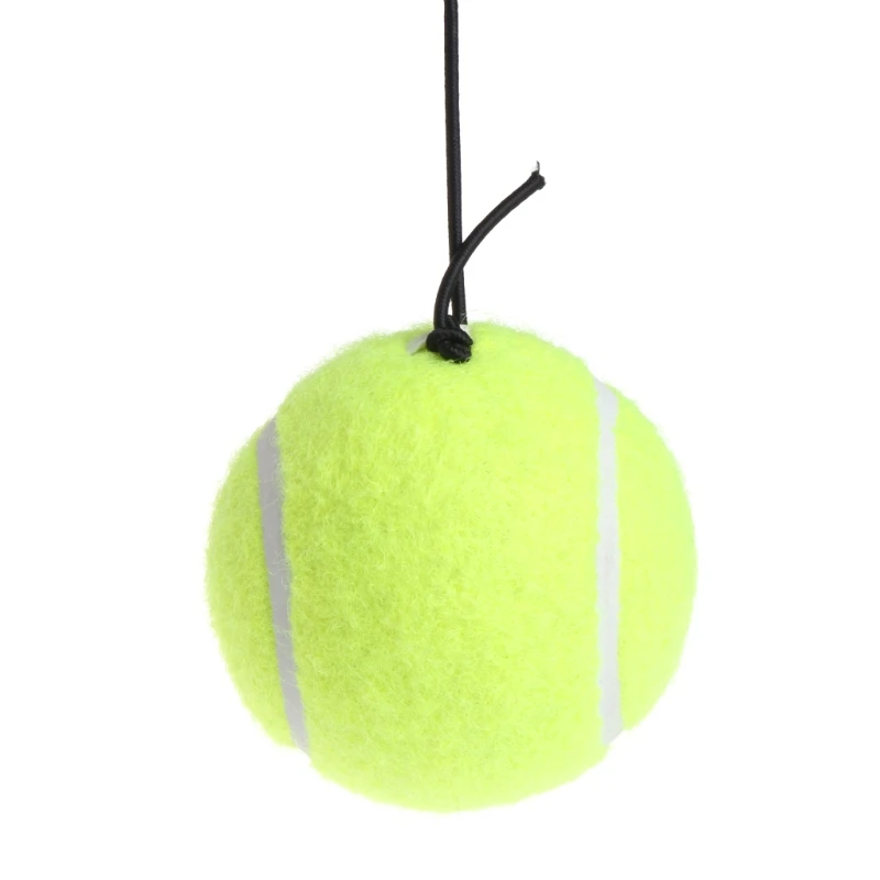 Теннисный мяч тренировочный инструмент ракетка практика восьмиугольная плинтус эластичный канат спарринг