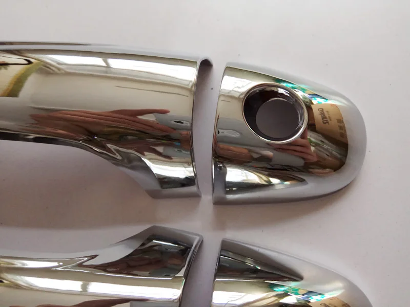 For toyota rav4 2014+ hilux revo innova fortuner 2016 +  ABS CHROME DOOR HANDLE COVER Auto ACCESSORIES Free shipping (2)